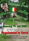Werbeplakat Italienische Nacht